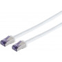 Shiverpeaks Cat6a S/FTP Flex Patchkabel RJ45, 7,5 m, Weiß