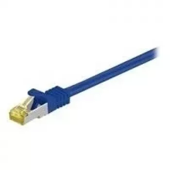 Wentronic Goobay Cat7 Patchkabel S/FTP (PiMF), 7,5 m, Blau, LSZH Halogenfrei, Kupfer, RJ45