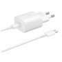Samsung Reiseadapter TA800 mit USB-C-auf-USB-C-Kabel, Weiß