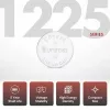 Uniross Batteries Lithium-Knopfzelle CR1225 3V - SP5 Allzweckbatterie