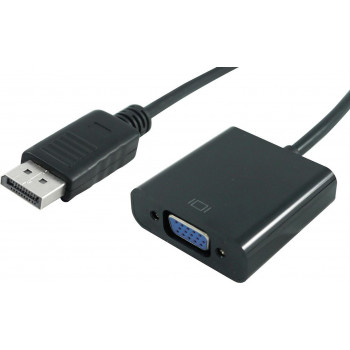 Secomp DisplayPort-auf-VGA-Adapterkabel, DP-Stecker auf VGA-Buchse (11.55.3201)