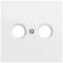 Gira System 70 Koaxial-Antennenanschlussdose, Reinweiß (086970)