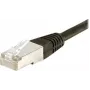 Exertis Connect Snagless Cat6 S/FTP Patchkabel RJ45, 10 m, Schwarz