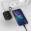Dudao K32 Powerbank 22,5 W 10000 mAh mit integriertem USB-C-/Lightning-Kabel – Schwarz