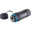S/CONN RJ45 Netzwerk-Patchkabelkupplung, Cat6, IP68, kurze Ausführung, Outdoor (08-01048)