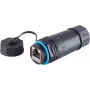 S/CONN RJ45 Netzwerk-Patchkabelkupplung, Cat6, IP68, kurze Ausführung, Outdoor (08-01048)