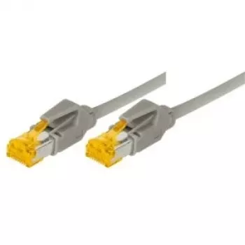 Tecline Cat6a S/FTP Patchkabel RJ45, 2 m, Grau, LSZH