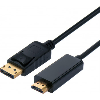 Secomp DisplayPort-Kabel, 2 m, 4K, Schwarz