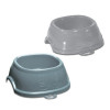 Stefanplast Break 2 Futtertrog für Haustiere 0,6 l, 19x19x7 cm, sortiert grau/blau
