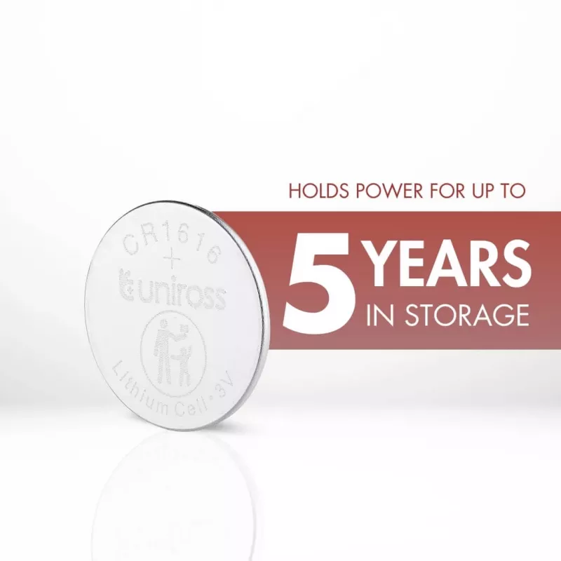 Uniross Batteries CR1616 Lithium-Knopfzelle 3V - SP5