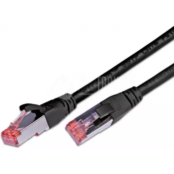 Wirewin Cat6 S/FTP Patchkabel, 1,5 m, Schwarz