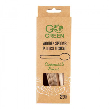 Gogreen Go Green Holzlöffel, 20 Stk.