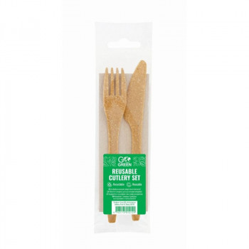 Gogreen Go Green wiederverwendbares Besteckset