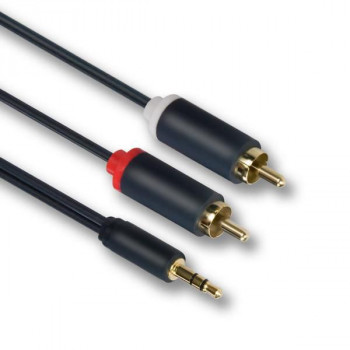 Mercodan PRO Minijack–RCA Audiokabel, 15 m, ULTRA (153212150)