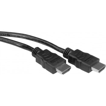 Secomp High Speed HDMI Kabel mit Ethernet, 2 m, Schwarz