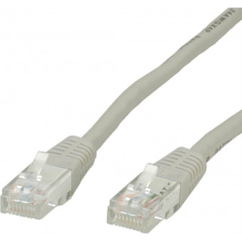 Secomp Cat6 U/UTP Patchkabel RJ45, 1 m, Beige