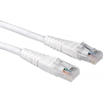 Secomp Cat6 U/UTP Patchkabel RJ45, 0,5 m, Weiß