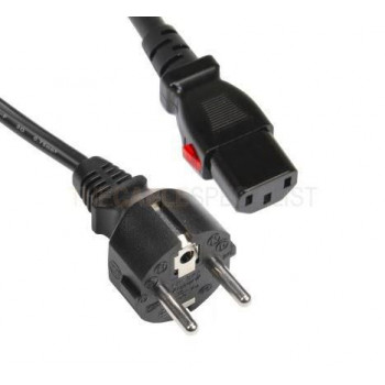 Mercodan Schuko Netzkabel, Schwarz (509780003)