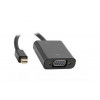 Mercodan Mini-DisplayPort-auf-VGA-Adapter, schwarz (865010)