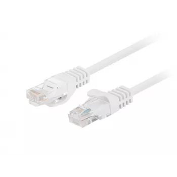 Lanberg Cat5e U/UTP Patchkabel RJ45, 0,25 m, Weiß, 10er-Pack