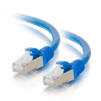 Mercodan Cat6a S/FTP Patchkabel RJ45, 1 m, Blau
