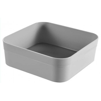 Curver Infinity Recycled Aufbewahrungsbox 15x15x5 cm, grau