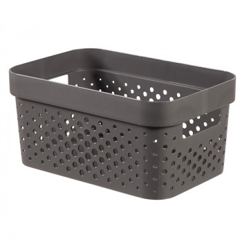 Curver Infinity Recycled Box 4,5 l, 27x19x12 cm, dunkelgrau