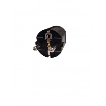 Mercodan Schuko-Stecker 16A Schwarz