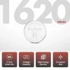Uniross CR1620 3V Lithium-Knopfzelle - SP5