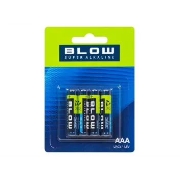 BLOW Super Alkaline Batterien AAA LR3, 4 Stk. (Blister)