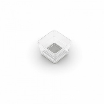 KIS Box Sistemo Organizer 1 7,5 x 7,5 x 5 cm durchsichtig/hellgrau