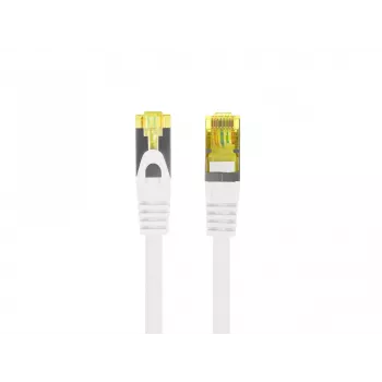 Lanberg Cat6a S/FTP Patchkabel RJ45, 0,5 m, weiß, LSZH, Kupfer