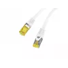 Lanberg Cat6a S/FTP Patchkabel RJ45, 0,5 m, weiß, LSZH, Kupfer