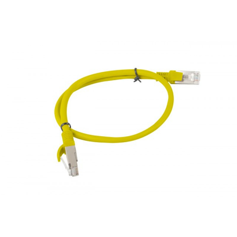 Lanberg Cat6 U/UTP Patchkabel RJ45, 0,5 m, Gelb