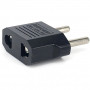 iLike CNUS Power Socket Adapter USA / CN 2-polig auf Euro 2-polig Schwarz