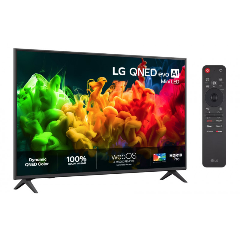 LG 43QNED80B6B 43 inch QNED MiniLED 4K UHD 60Hz Smart-TV (2026)