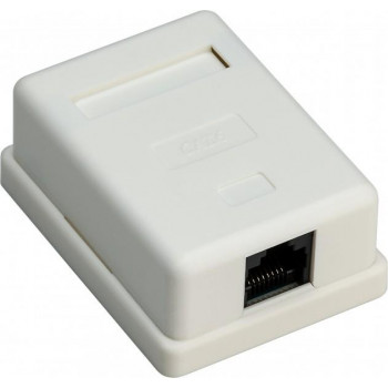 Goobay RJ45-Netzwerkdose, weiß (77632)
