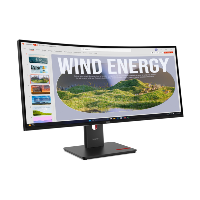 Lenovo Monitor ThinkVision T34WD-40 34'' mit MC60