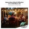 K&F Concept 2-in-1 Black Diffusion Filterset 1/4 und 1/8, 67 mm (SKU.1714V1)