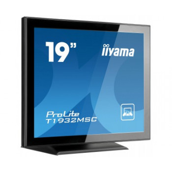 iiyama ProLite T1932MSC-B2X 19 inch (48,3 cm) projiziert-kapazitiver 10-Punkt-Touchmonitor, 5:4, 1280x1024, DVI, VGA, Schwarz