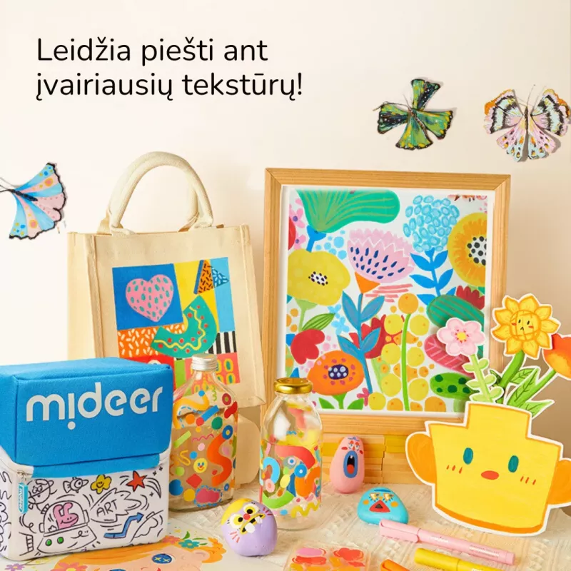 Mideer Acryl-Filzstifte im Etui, 36 Farben