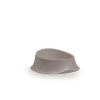 Stefanplast Futtertrog Chic 0,35L 18x18x7cm hellgrau