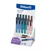 Pelikan Pina Colada Rollerball-Stift, 12er-Display, Metallgehäuse und -kappe, Schwarz (605502)