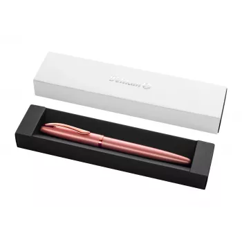 Pelikan Tintenroller Jazz Noble Elegance, rosé, mit Steckkappe, lackiertes Ober- und Unterteil (400197462)