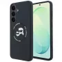 Hülle Karl Lagerfeld Silikon Karl&Choupette Heads MagSafe für Samsung Galaxy S26 FE schwarz
