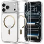 Spigen Ultra Hybrid MagSafe Hülle für iPhone 17 Pro / 18 Pro, transparent/gold (ACS12157)