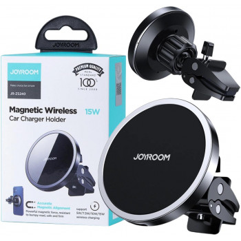 Joyroom JR-ZS240 Magnetische Auto-Halterung mit 15W Qi-Wireless-Charger, MagSafe