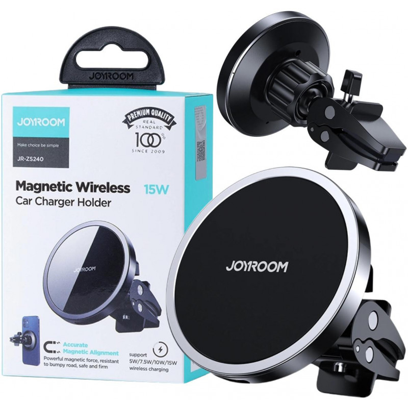 Joyroom JR-ZS240 Magnetische Auto-Halterung mit 15W Qi-Wireless-Charger, MagSafe