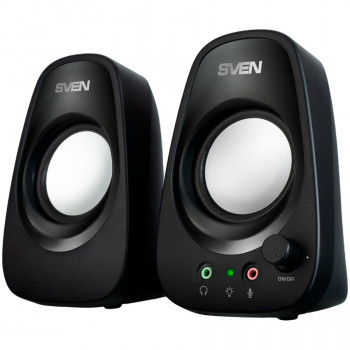 Lautsprecher SVEN 190, schwarz, USB, Ausgangsleistung 2x3W (RMS)