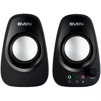 Lautsprecher SVEN 190, schwarz, USB, Ausgangsleistung 2x3W (RMS)
